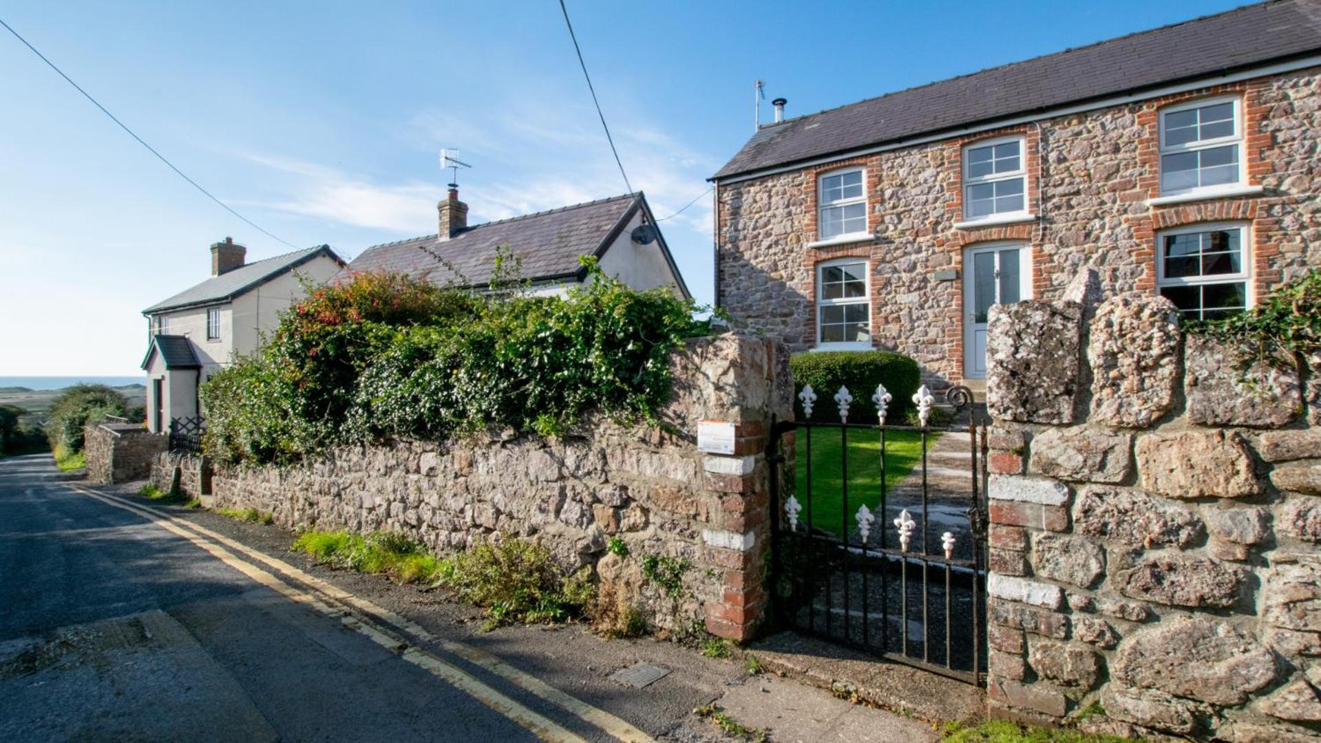 West End Cottage Llangennith Exteriör bild