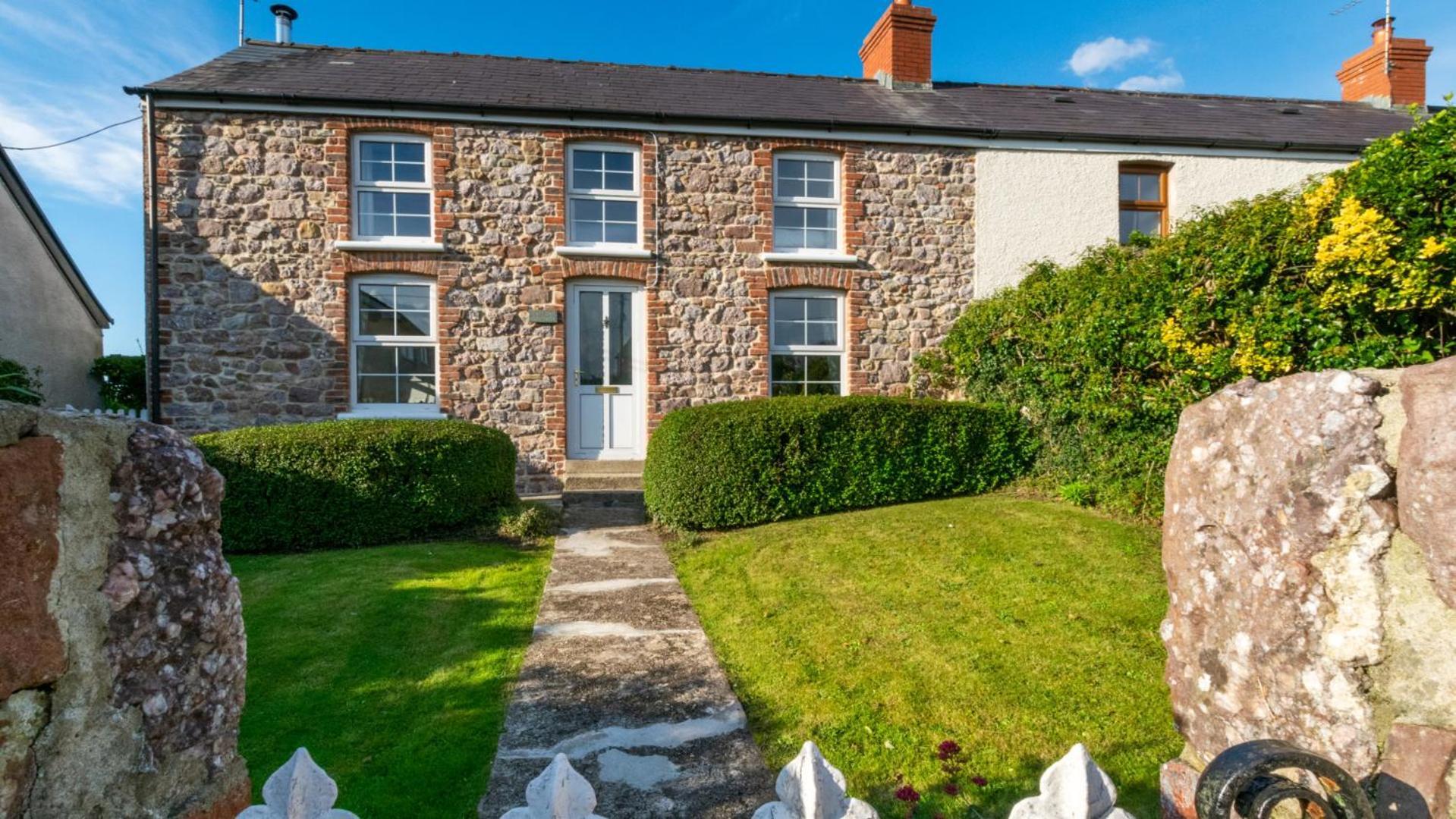 West End Cottage Llangennith Exteriör bild